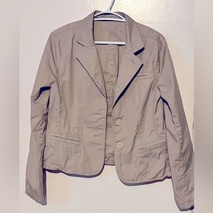 Medium tan spring jacket